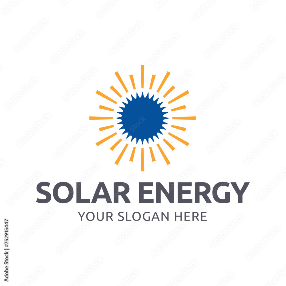 Solar energy logo design. Sun and solar panel abstract symbol. Sun power logo
Solar energy logo design. Sun and solar panel abstract symbol. Sun power logo