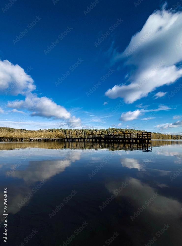Jezioro Wadag. Warmia, Mazury