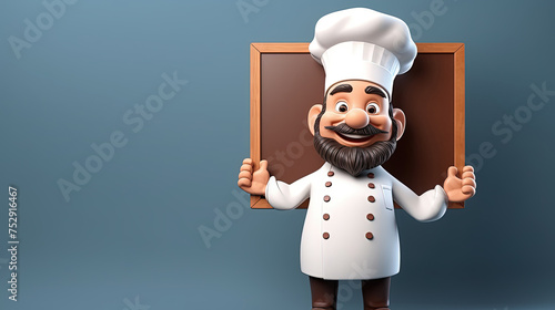3D Chef Character Brings Flavorful Promotion to Chalkboard, Taking Culinary to the Next Level photo