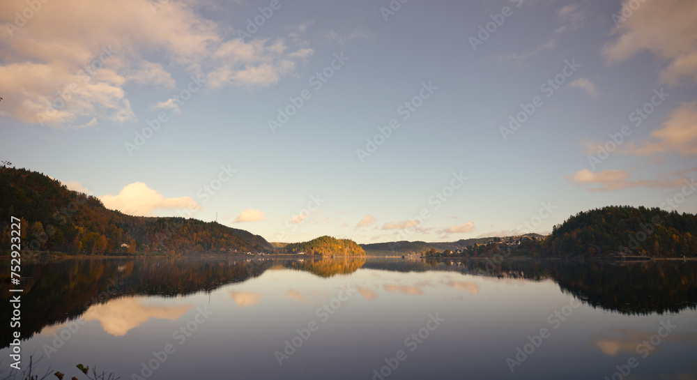 Norwegian Nature, beautifule lake, water and Mountain 