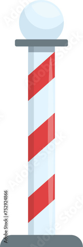 Arctic exploration stick icon cartoon vector. Ice pole. People nature travel