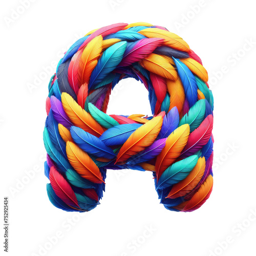 Wallpaper Mural Isolated 3D Letter on a Clear PNG Canvas Generative AI Torontodigital.ca