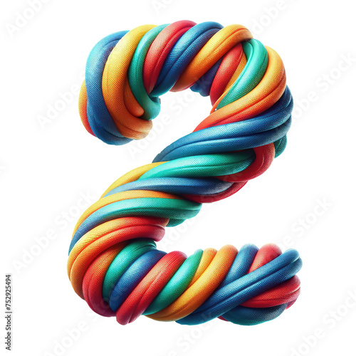 Wallpaper Mural Isolated 3D Letter on a Clear PNG Canvas Generative AI Torontodigital.ca