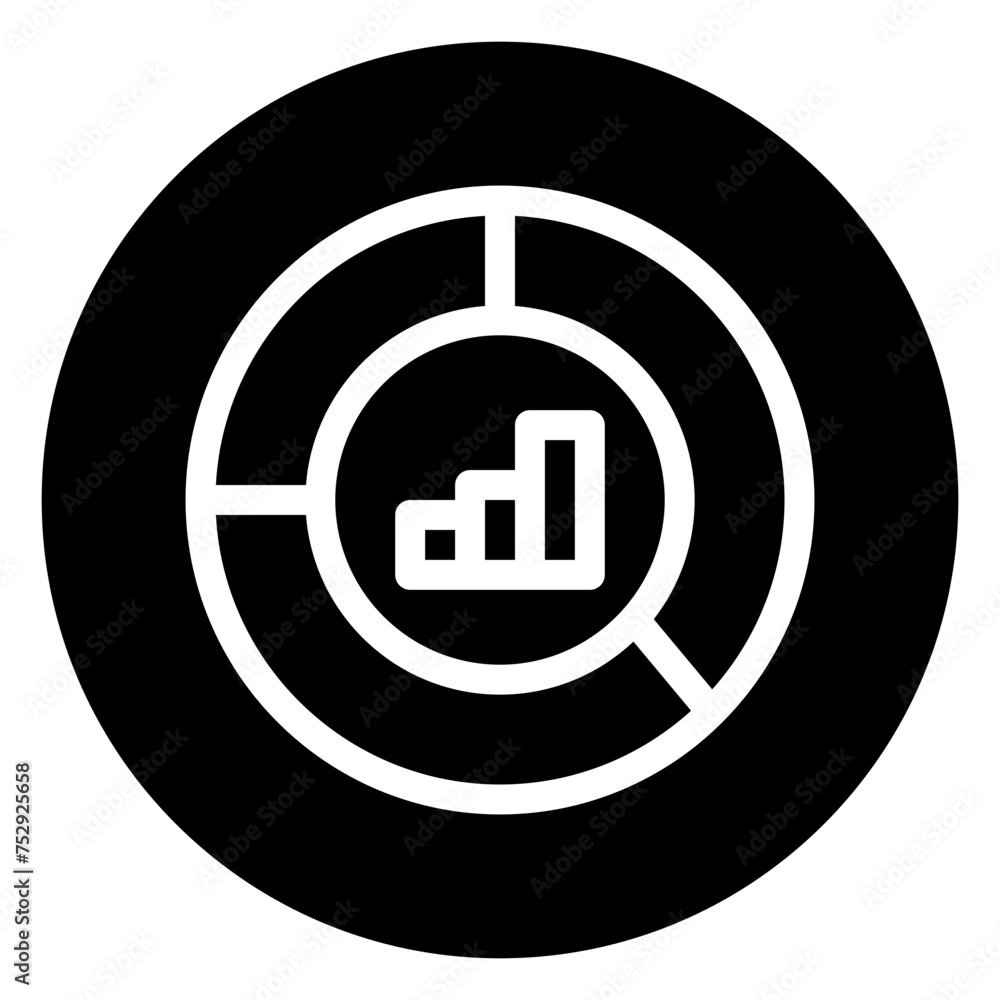 analytics glyph icon analytics glyph icon