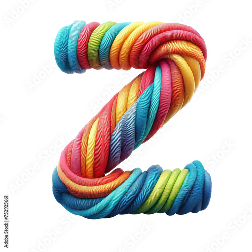 Wallpaper Mural Isolated 3D Letter on a Clear PNG Canvas Generative AI Torontodigital.ca