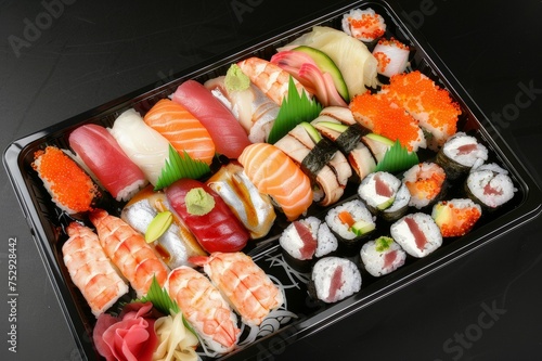 Artful Japanese Sushi Platter