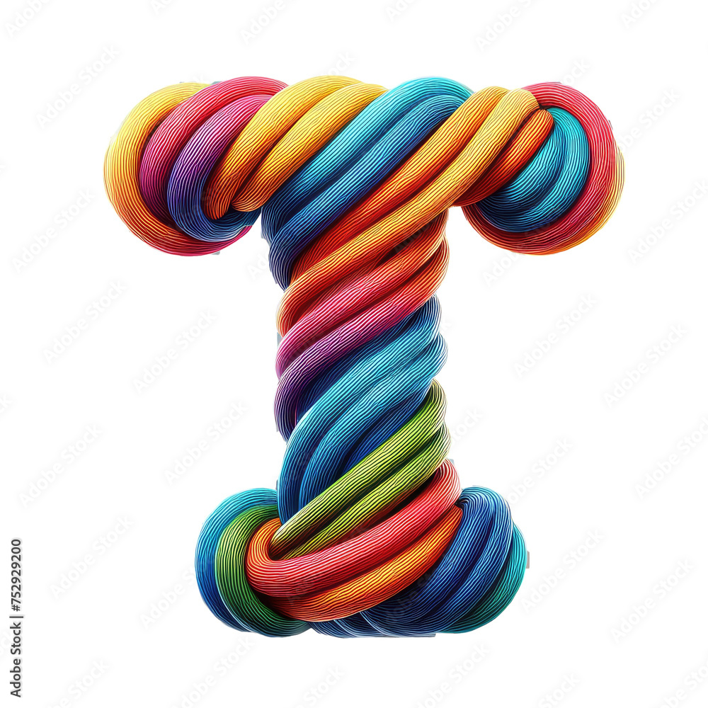 custom made wallpaper toronto digitalIsolated 3D Letter on a Clear PNG Canvas Generative AI