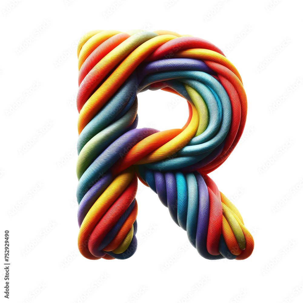 custom made wallpaper toronto digitalIsolated 3D Letter on a Clear PNG Canvas Generative AI