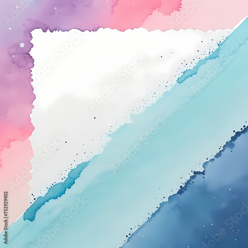 abstract watercolor background with waves