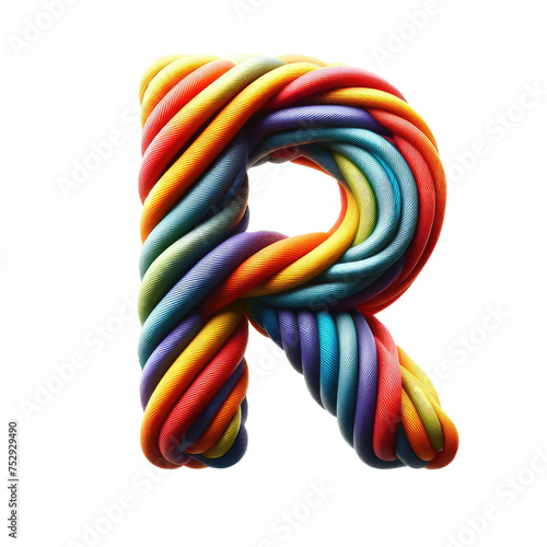 Wallpaper Mural Isolated 3D Letter on a Clear PNG Canvas Generative AI Torontodigital.ca