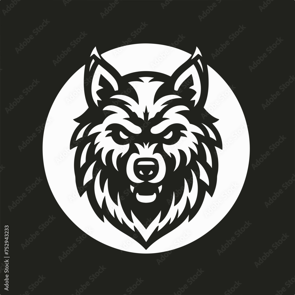 werewolf wolf logo vector logo icon sticker tattoo. werewolf wolf logo vector logo icon sticker tattoo.