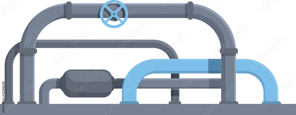 Gas pipeline transport icon cartoon vector. Energy natural flame. Station industry Gas pipeline transport icon cartoon vector. Energy natural flame. Station industry