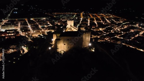 Vuelo nocturno Castillo de Castalla en Alicante photo