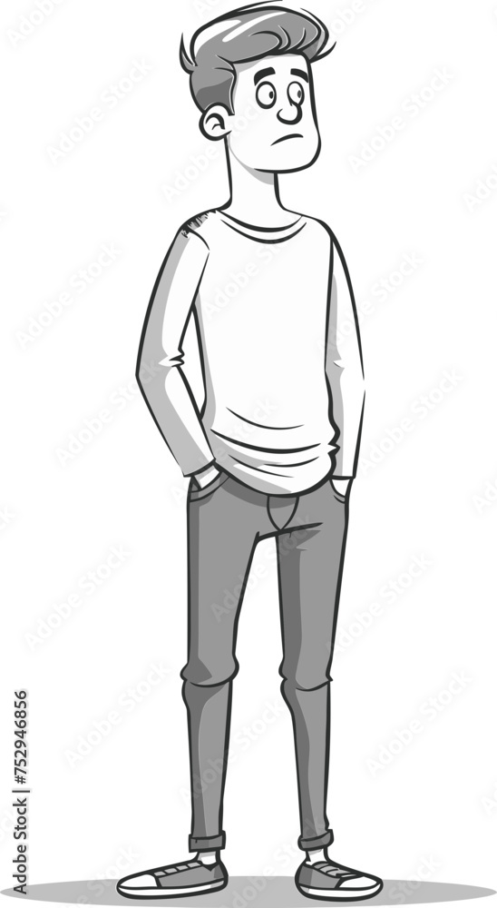 Man in Moonlight Lunar Luminance in Vector Art Man in Moonlight Lunar Luminance in Vector Art