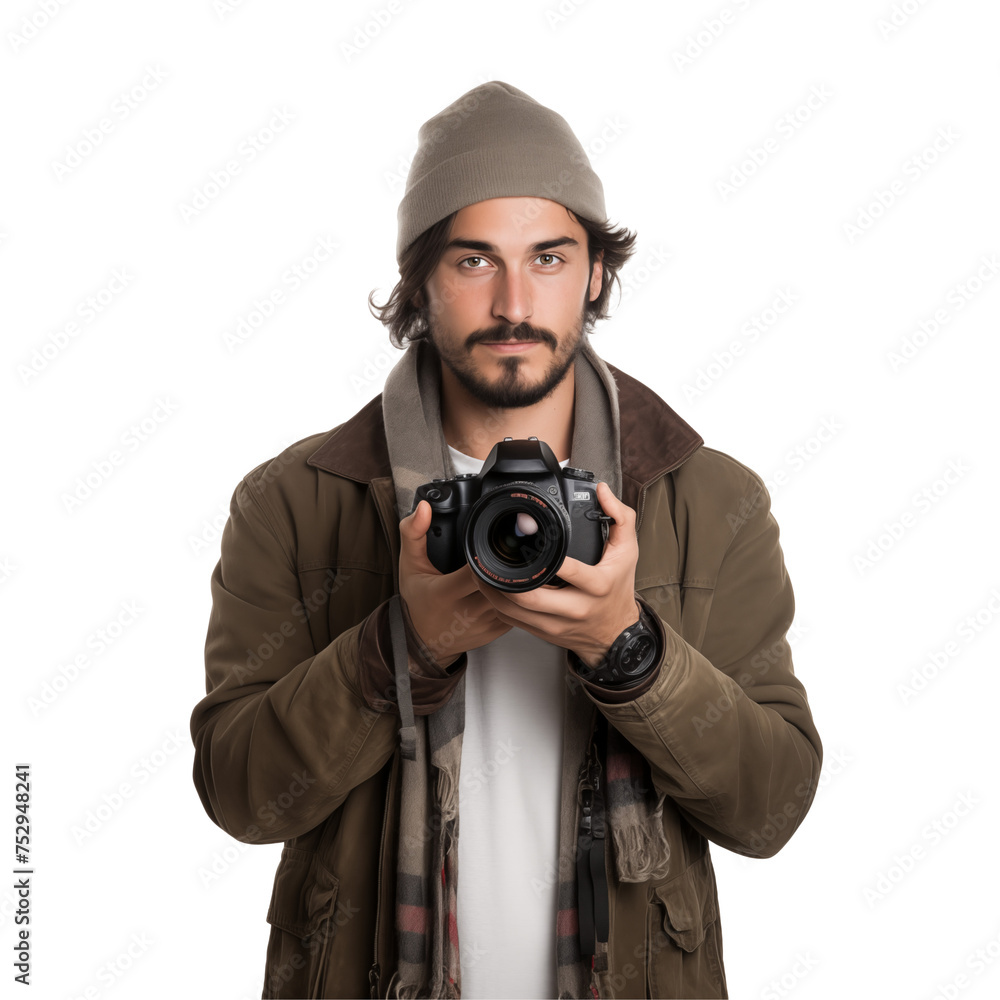 Obraz premium photographer with camera