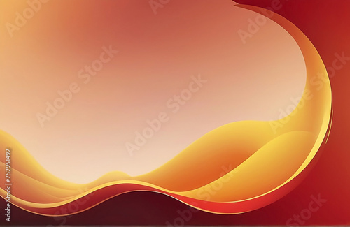 Fluid Gradient Background with Space for Text