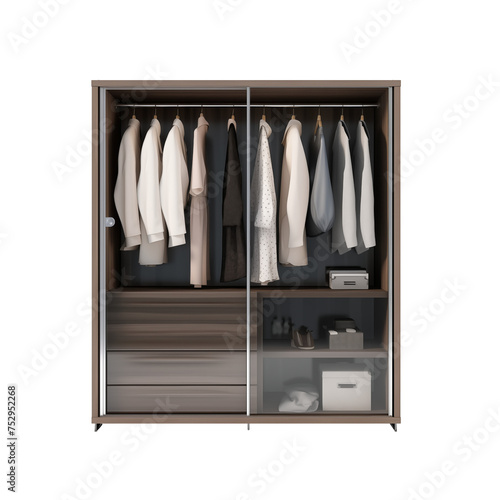 wardrobe with clothes © Creative-Touch