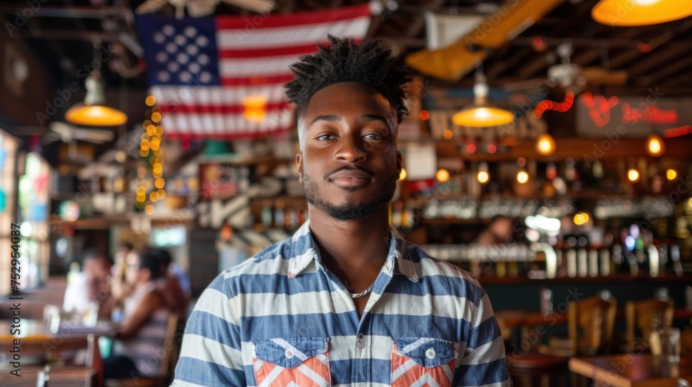portrait of a black american young man celebrating juneteenth portrait of a black american young man celebrating juneteenth