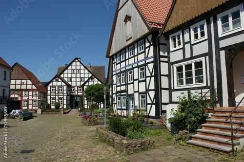 Schieder Schwalenberg Lippe Deutschland Fachwerk photo