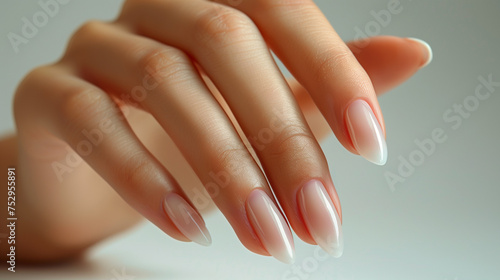 care for woman nails  beautiful manicure  ai