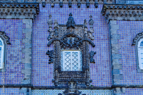 Obraz na płótnie Details from medieval castle in Portugal. w salonie