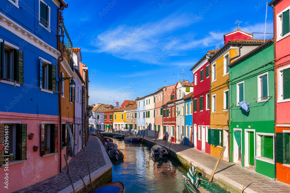 Lovely and colorful Burano, Venice (Italy)