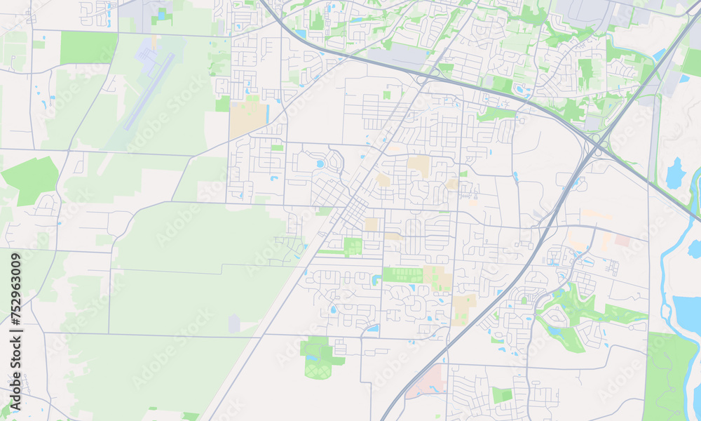 Grove City Ohio Map, Detailed Map of Grove City Ohio