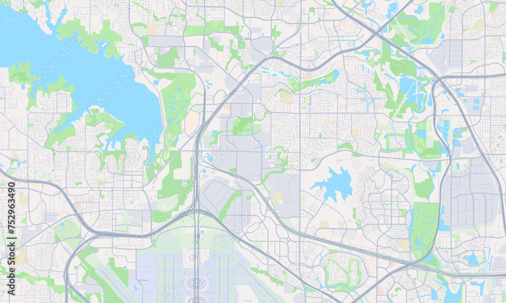 Coppell Texas Map, Detailed Map of Coppell Texas