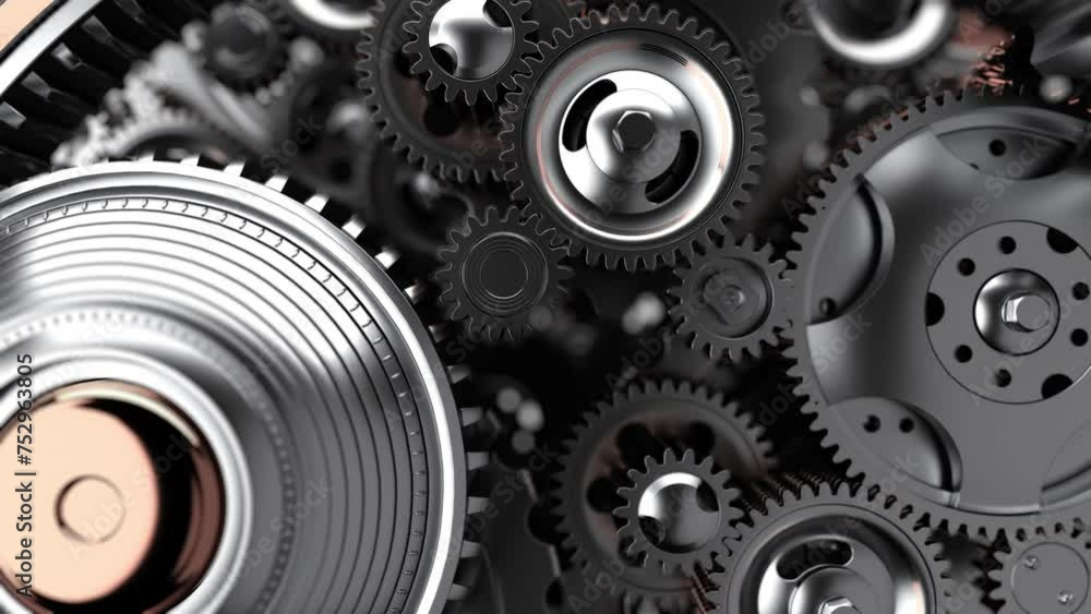 Animated mechanical gears intertwine, demonstrating the principles of teamwork, creativity, and collective ideas in a business environment. Animated mechanical gears intertwine, demonstrating the principles of teamwork, creativity, and collective ideas in a business environment.