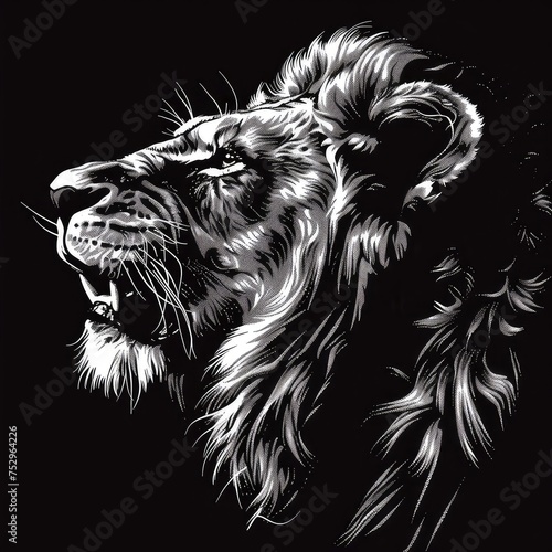 Lion Vector Illustration © TheLogoTip