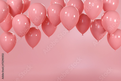 Bright color balloons background