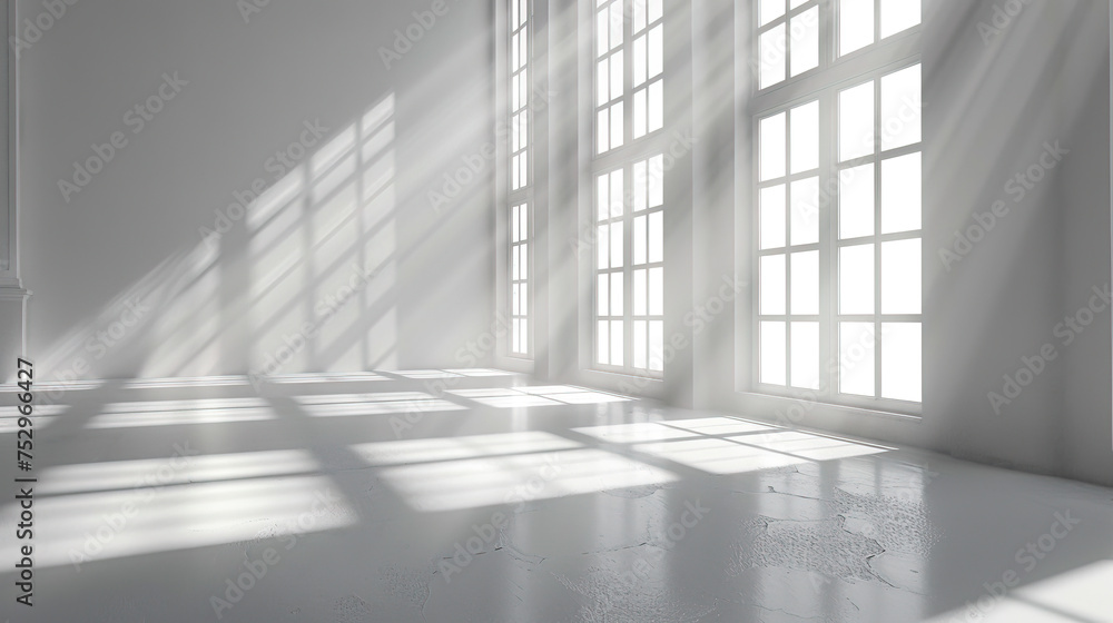 Fototapeta premium Modern White Photography Studio Background Collection created with Generative AI technology