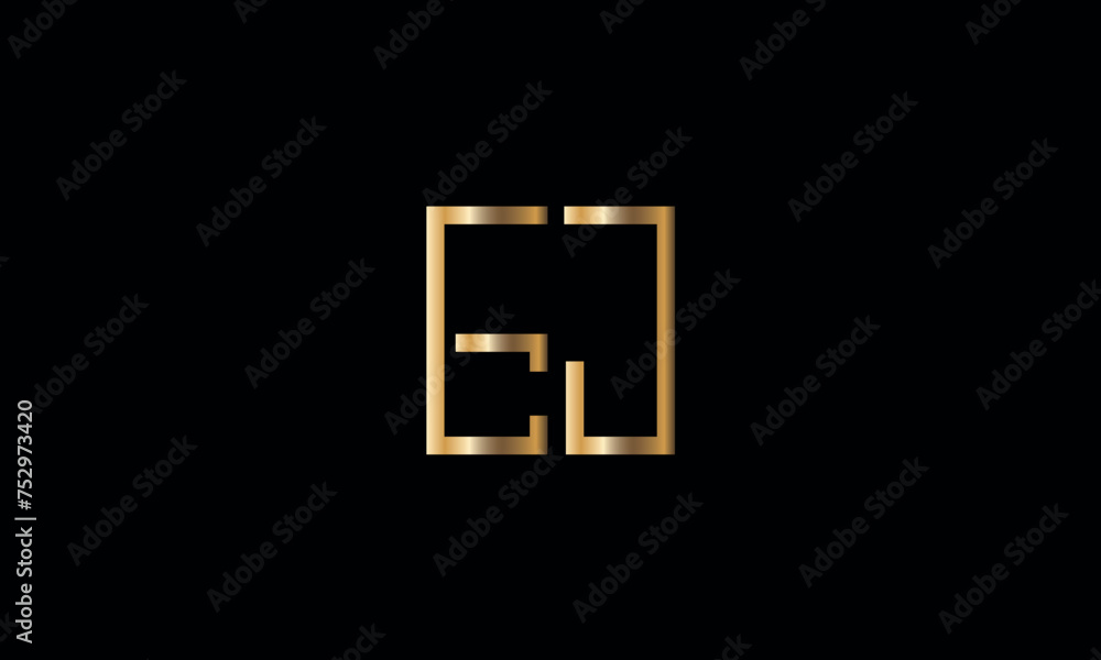 CJ, JC, C, J, Abstract Letters Logo Monogram CJ, JC, C, J, Abstract Letters Logo Monogram