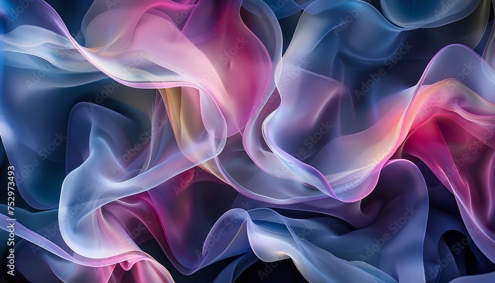 Obraz premium Abstract dream sequence with morphing shapes and colors