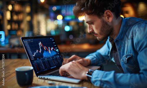 investor trader focused on analyzing stock market