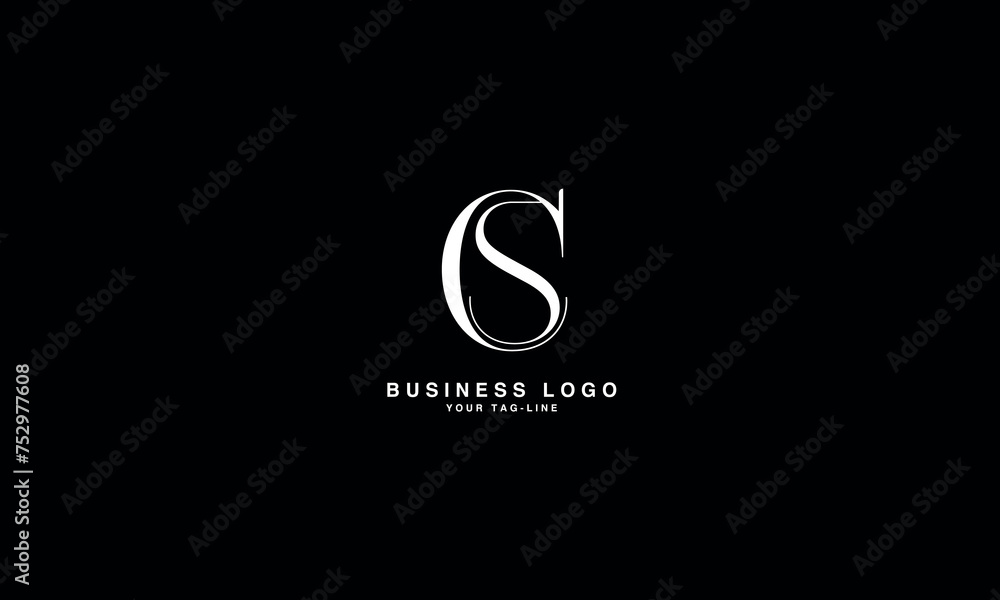 CS, SC, C, S, Abstract Letters Logo Monogram CS, SC, C, S, Abstract Letters Logo Monogram