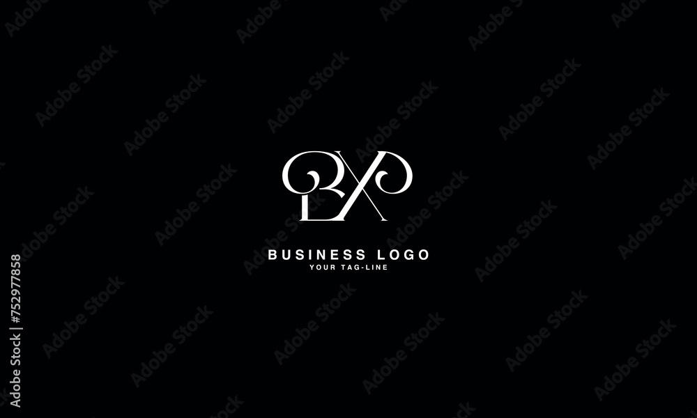BX, XB, B, X, Abstract Letters Logo Monogram BX, XB, B, X, Abstract Letters Logo Monogram