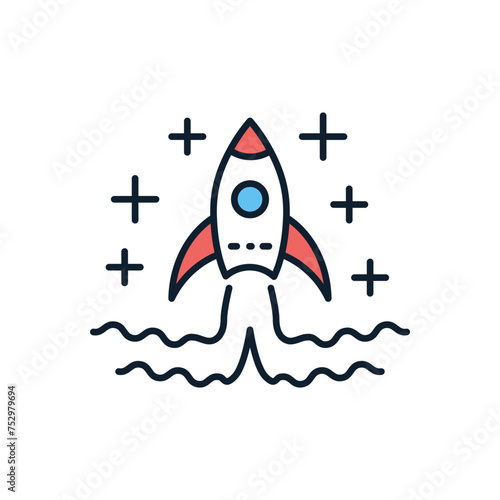 Start Up related vector icon. Isolated on white background. Vector illustration