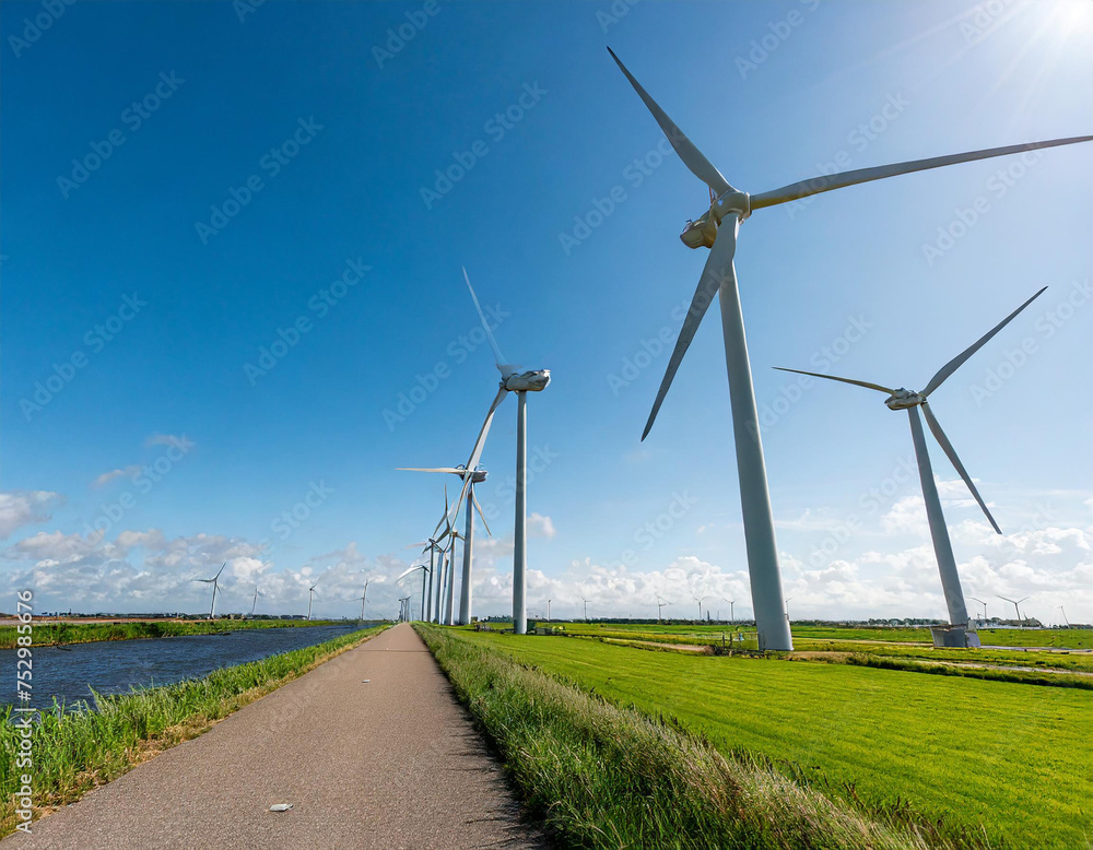 Alternative electricity sources, the concept of sustainable resources, people who own wind turbines, renewable energy sources, are all things associated with wind turbines