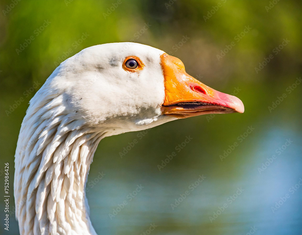 Close up portrait shot of angry goose, Birds Photography Close up portrait shot of angry goose, Birds Photography