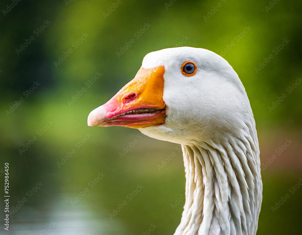 Close up portrait shot of angry goose, Birds Photography Close up portrait shot of angry goose, Birds Photography