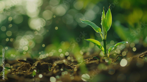 bamboo on fertile soil