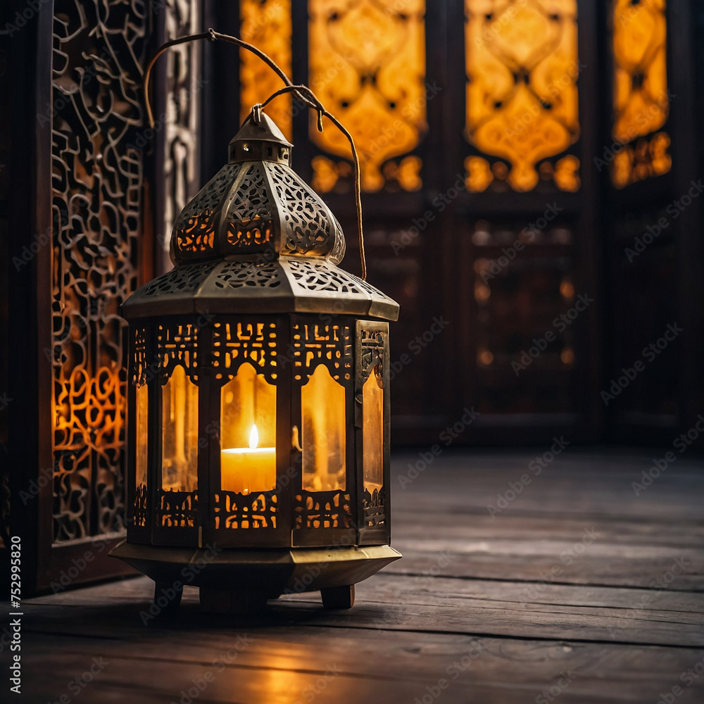lantern with candle