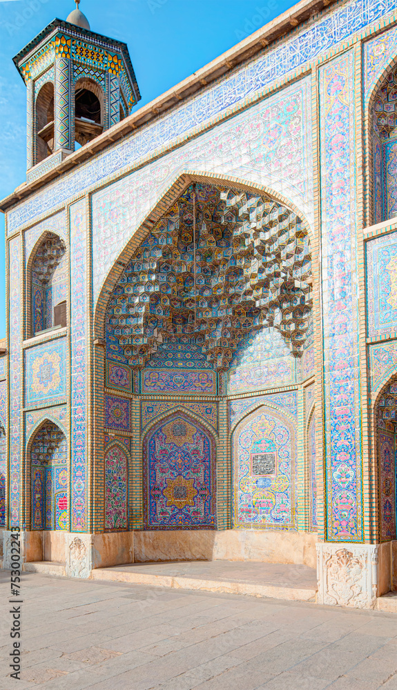 Nasir al-Mulk Mosque (Pink Mosque) -  Shiraz, Iran - Also famous as Pink Mosque