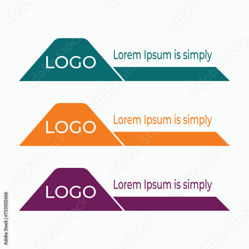 Free vector modern lower third banner design collection