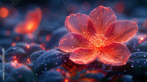 Beautiful Flower, Illustration Background of Fresh