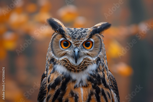 Eagle owl portrait © Anes Dreams