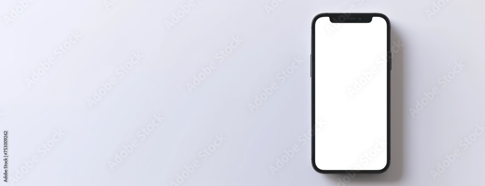 smartphone with a blank screen on a white background smartphone mockup smartphone with a blank screen on a white background smartphone mockup