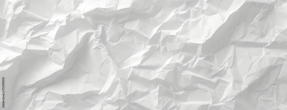 white paper texture background crumpled white paper abstract shape - obrazy, fototapety, plakaty 