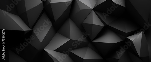Dark abstract polygonal background